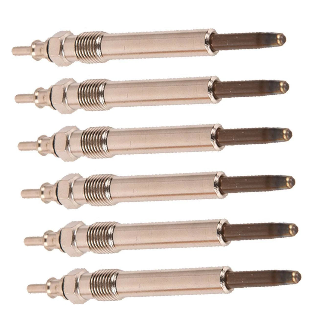 Set of 6 Glow Plugs for Mercedes-Benz E300 L6 Diesel (1996–1999)