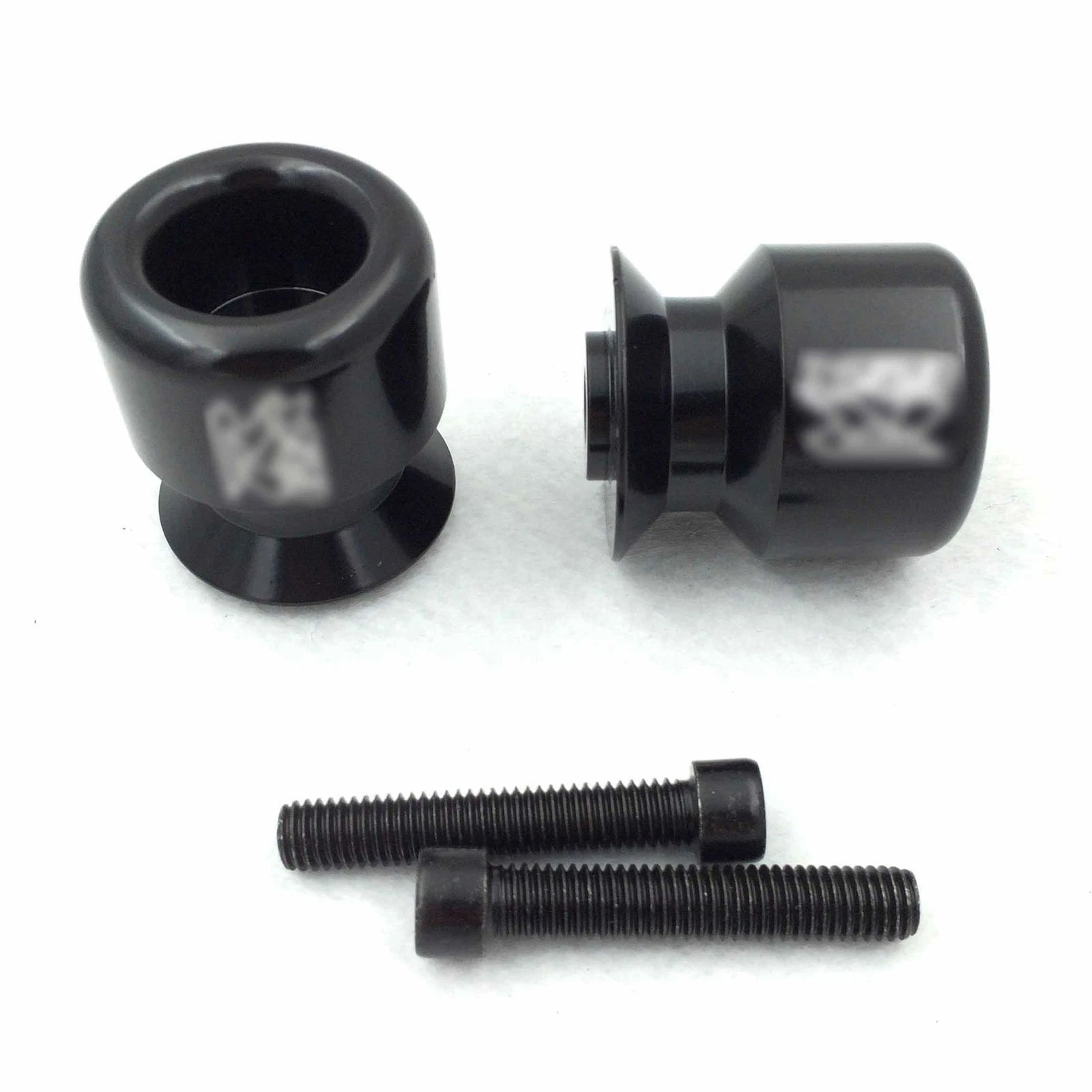 Set of 2 Swingarm Spool Sliders for Suzuki GSXR600 GSXR750 GSXR1000 GSXR1100 (Black)
