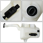 Windshield Washer Fluid Reservoir Tank Bottle w/ Sensor for Buick Lucerne DTS (2006–2011)