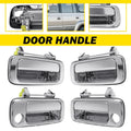 Set of 4 Chrome Door Handles for Toyota Land Cruiser 80 Series (1990–1998)