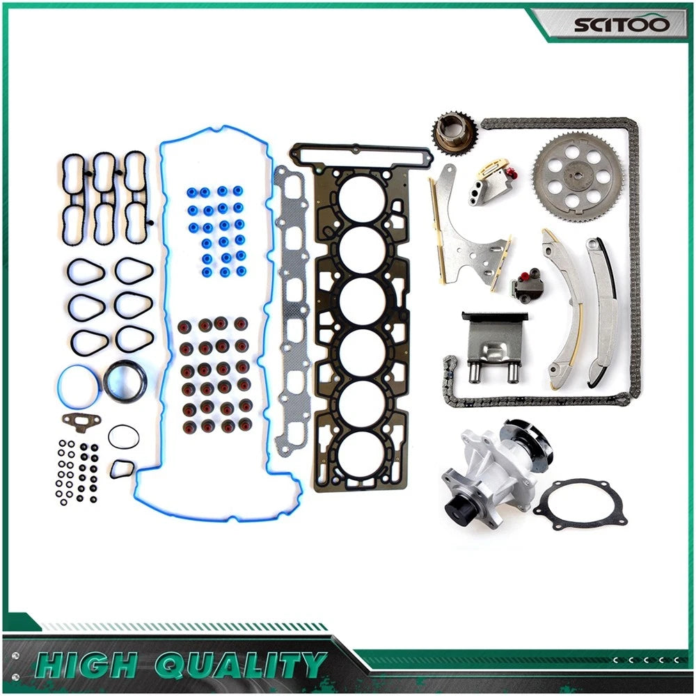 Timing Chain Kit, Water Pump, Head Gasket Set for Isuzu Ascender (2003–2005)