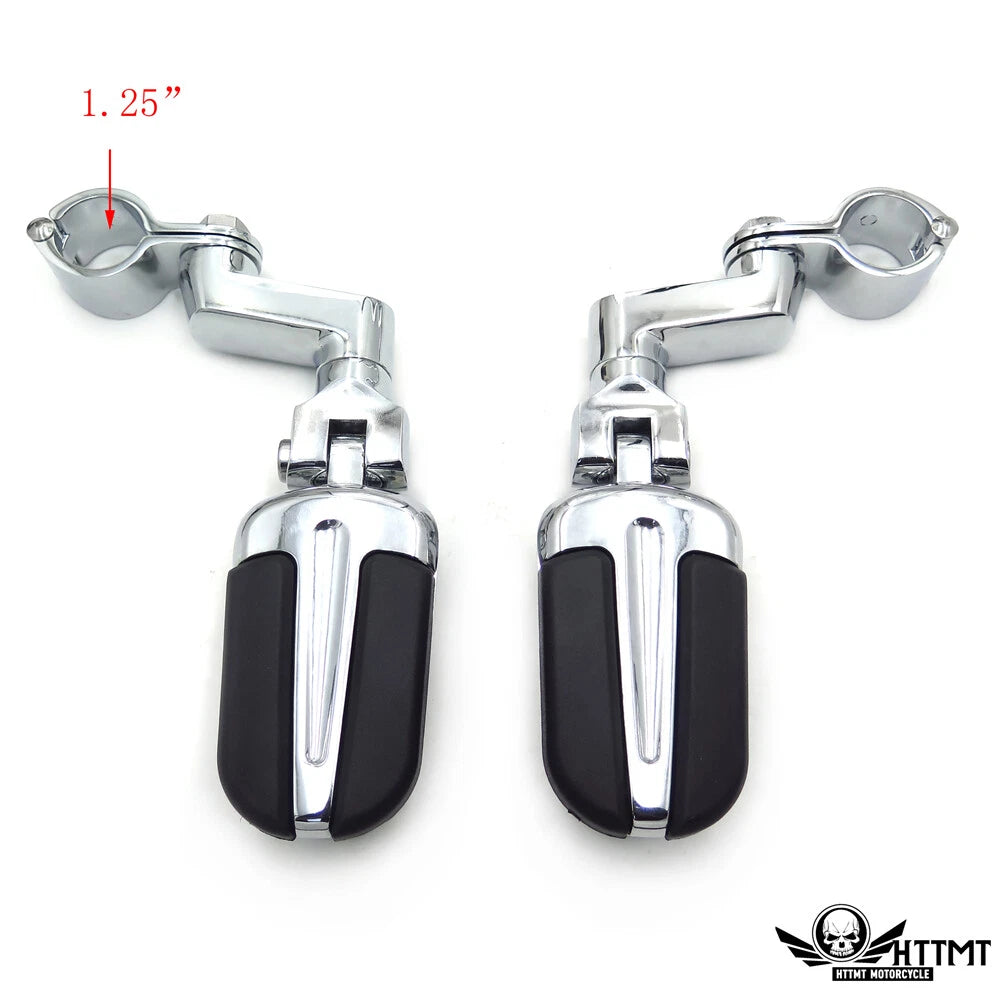 Slipstream Foot Peg Mount Kit for Triumph Rocket, Yamaha V-Star, Roadstar (N/A)