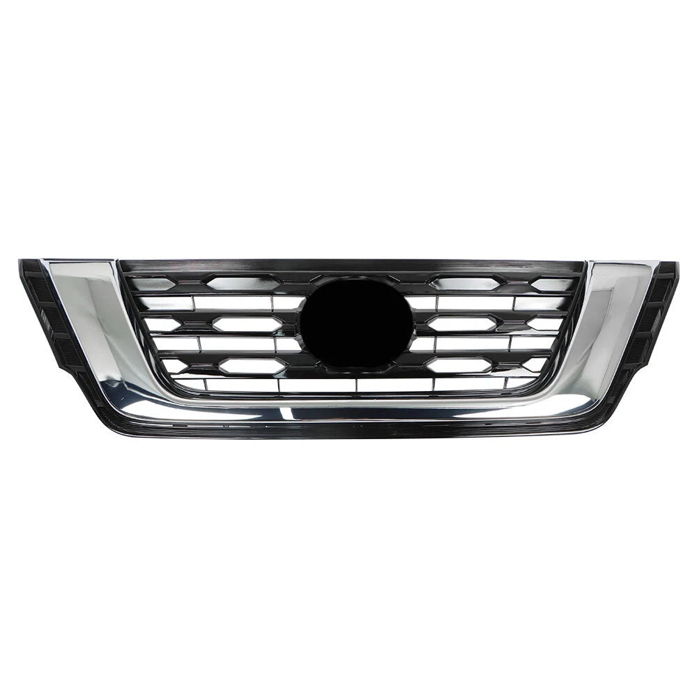 Front Upper Bumper Grille for Nissan Pathfinder (2017â2020) Chrome/Black