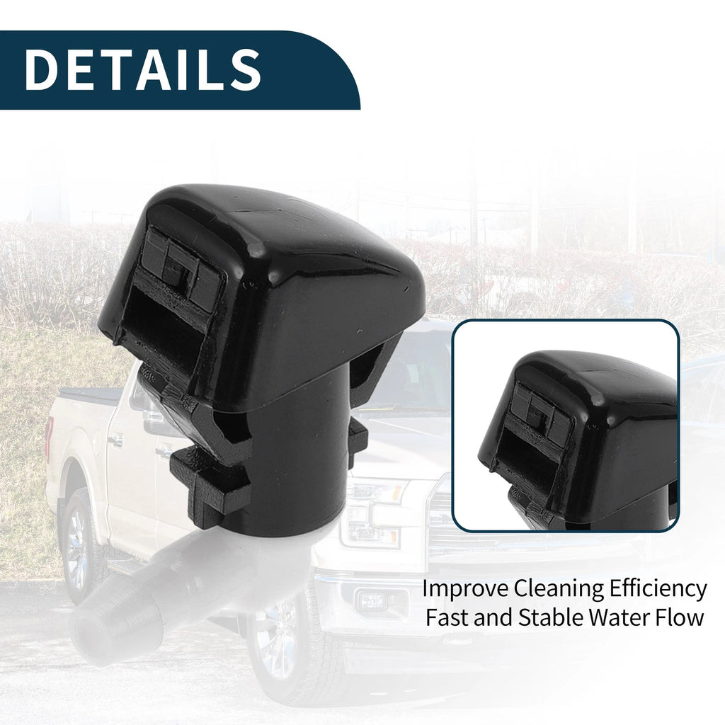 2Pcs Front Windshield Washer Nozzles for Ford F-450 Super Duty (2011–2016)