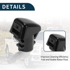 2Pcs Front Windshield Washer Nozzles for Ford F-450 Super Duty (2011–2016)