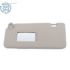 Driver Side Sun Visor Shade for Nissan Versa (2007-2012) Gray Plastic