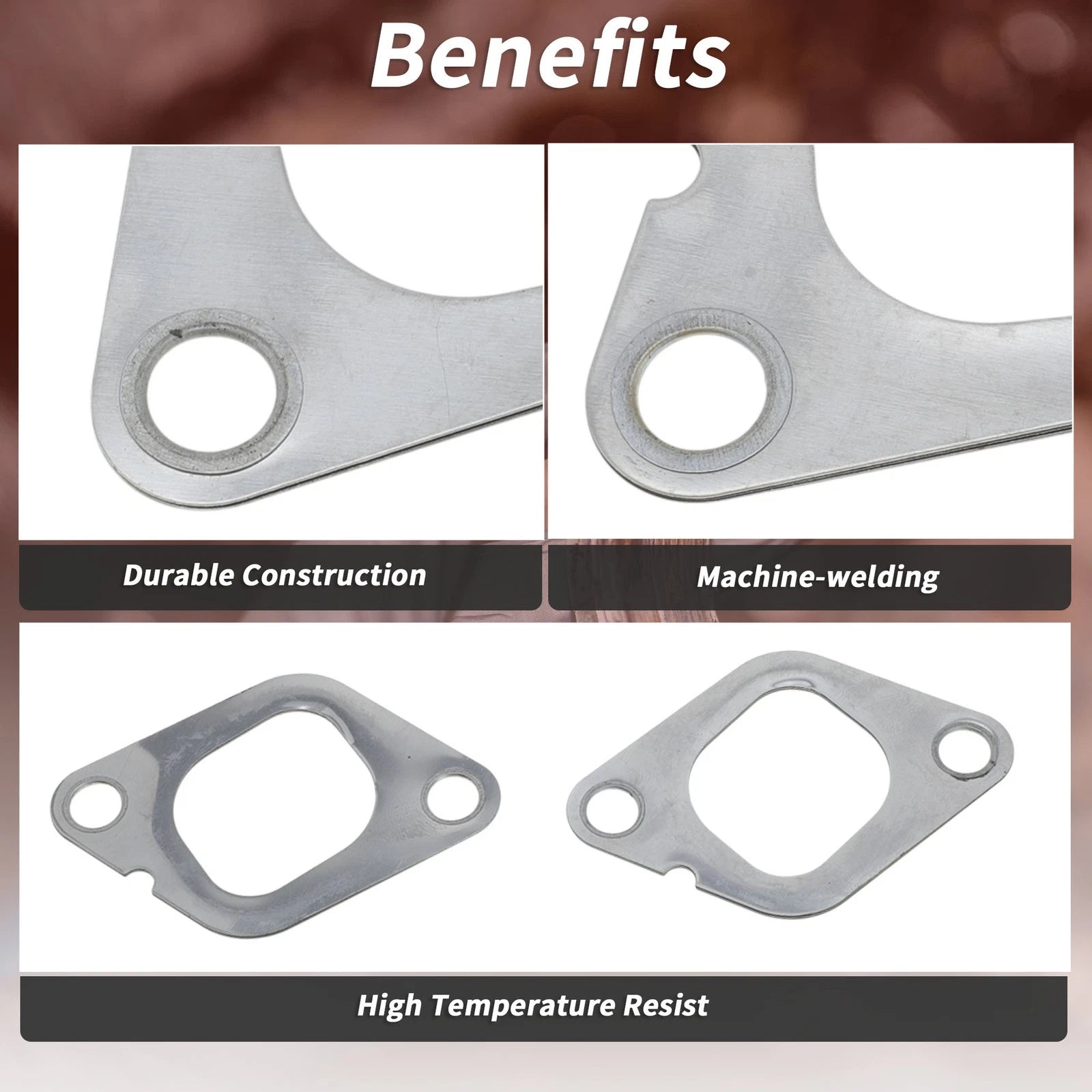Set of 4 Exhaust Manifold Header Gaskets for Ford Maverick (1993–1996) No. 1403643G00