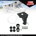 Adjustable 5th Wheel Adapter Hitch for Gooseneck (12" - 17")