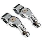 Short Angled Highway Footpegs for Harley Touring Softail