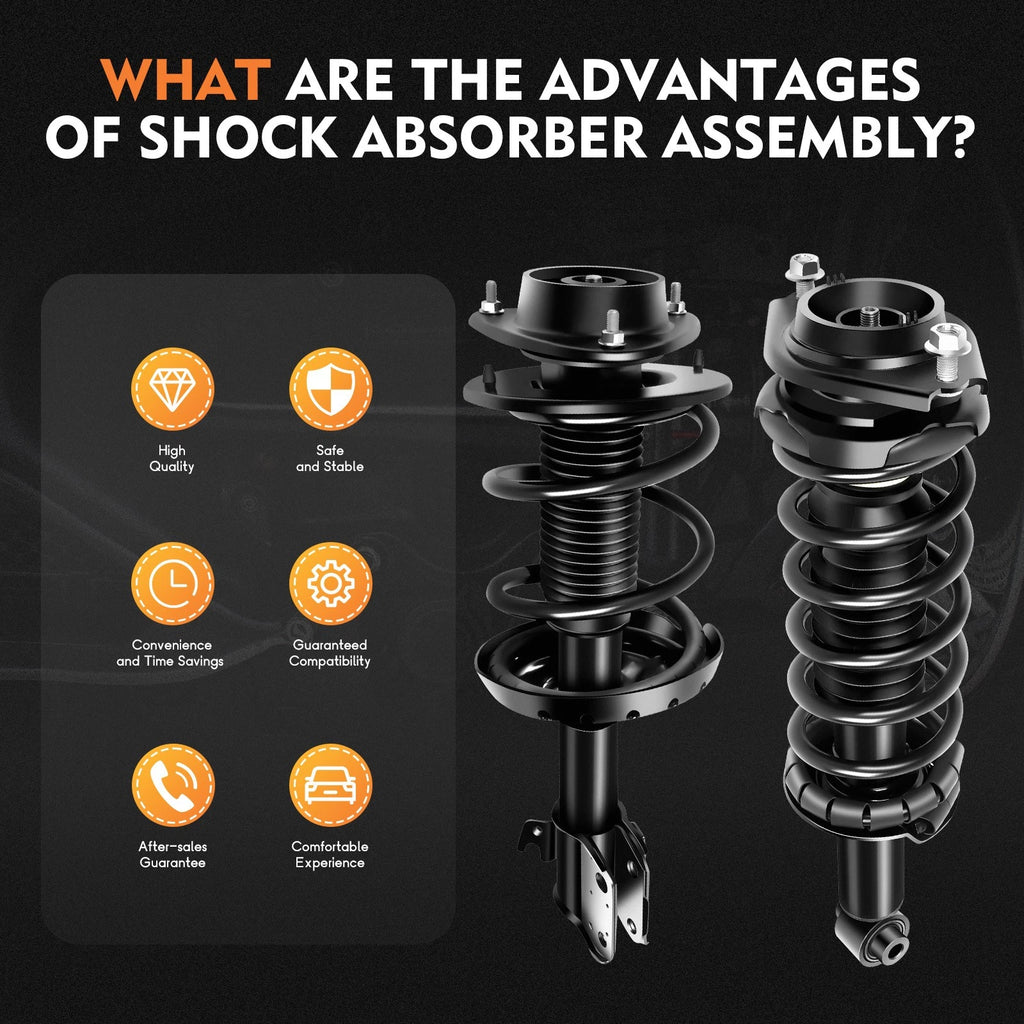 Set of 4 Struts Shocks Springs & Mounts for Subaru Impreza (2008-2011)