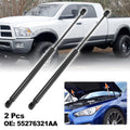2X Front Hood Lift Supports Struts Gas Spring 55276321AA for Dodge Ram (–)