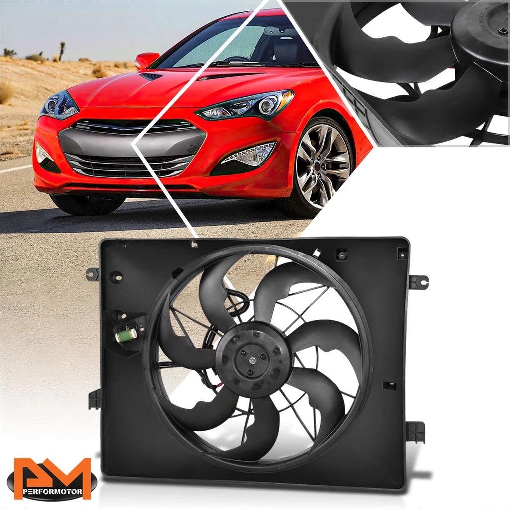 Radiator Cooling Fan Assembly for Genesis Coupe 3.8L (2013–2016)