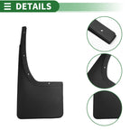 Mud Flaps Splash Guards for Ford Ranger T6/T7 (2011–2018) W/ Mounts