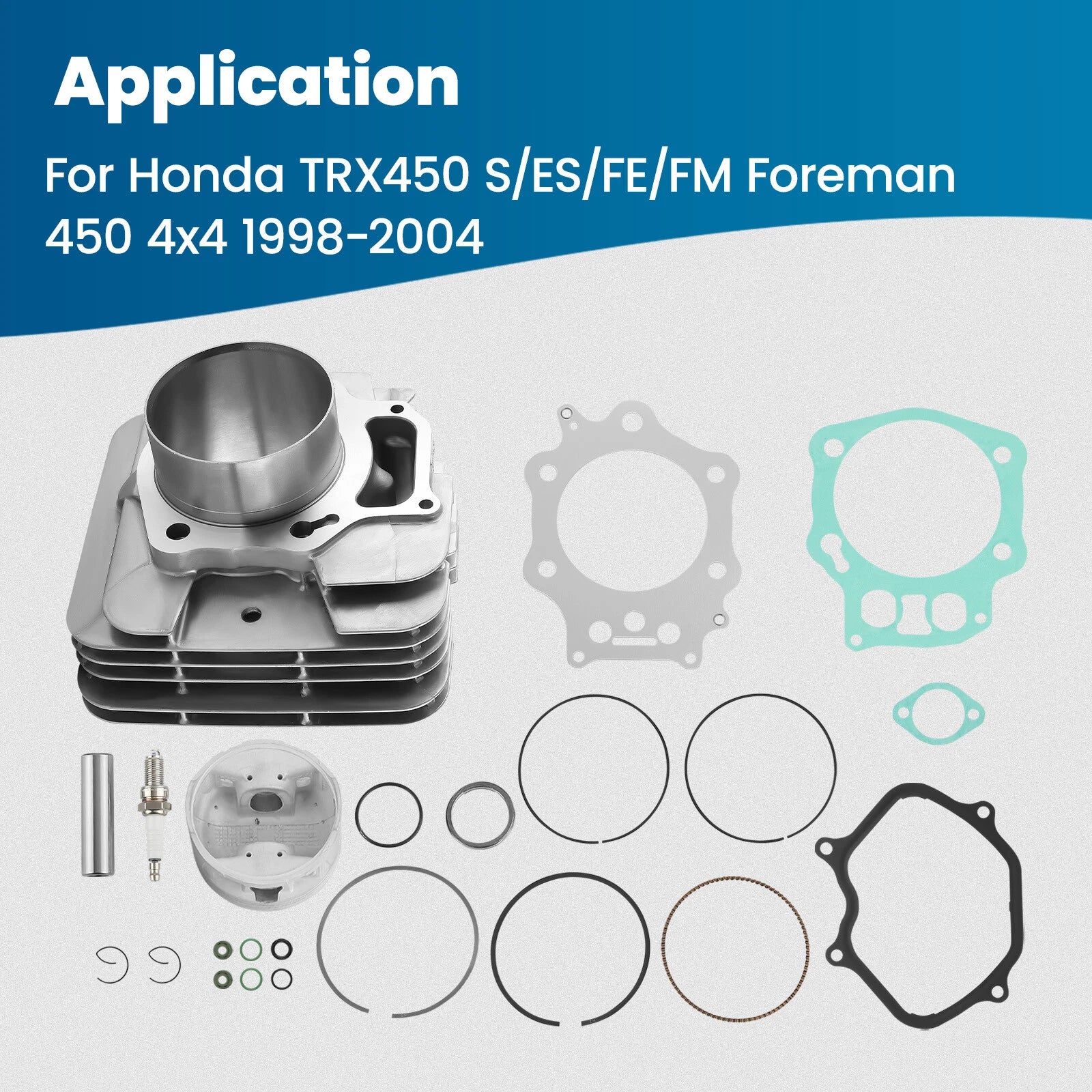 Top End Rebuild Kit for Honda Foreman 450 ES S (1998–2004)