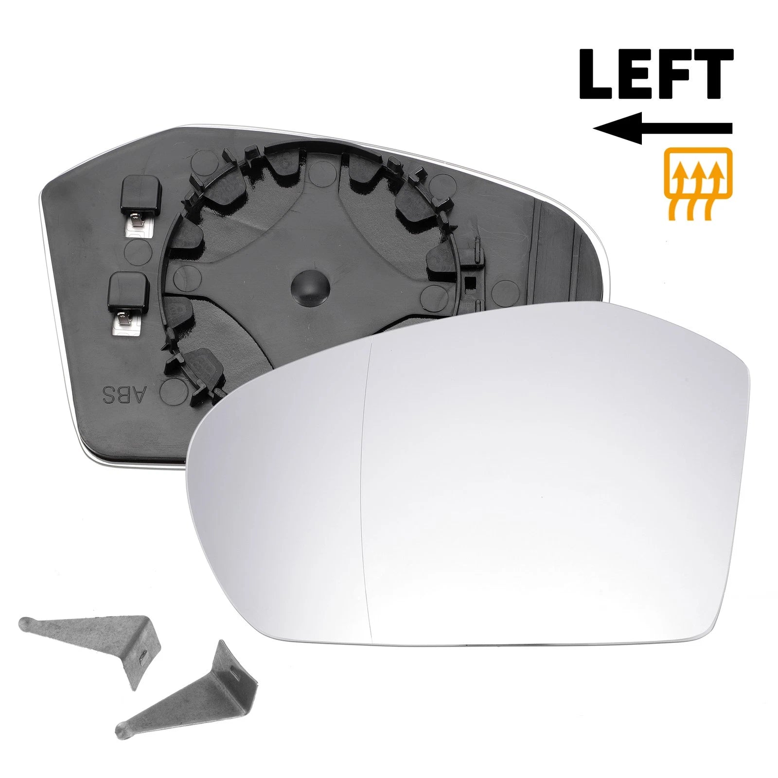 Left Side Heated White Mirror Glass for Mercedes A-Class B-Class 