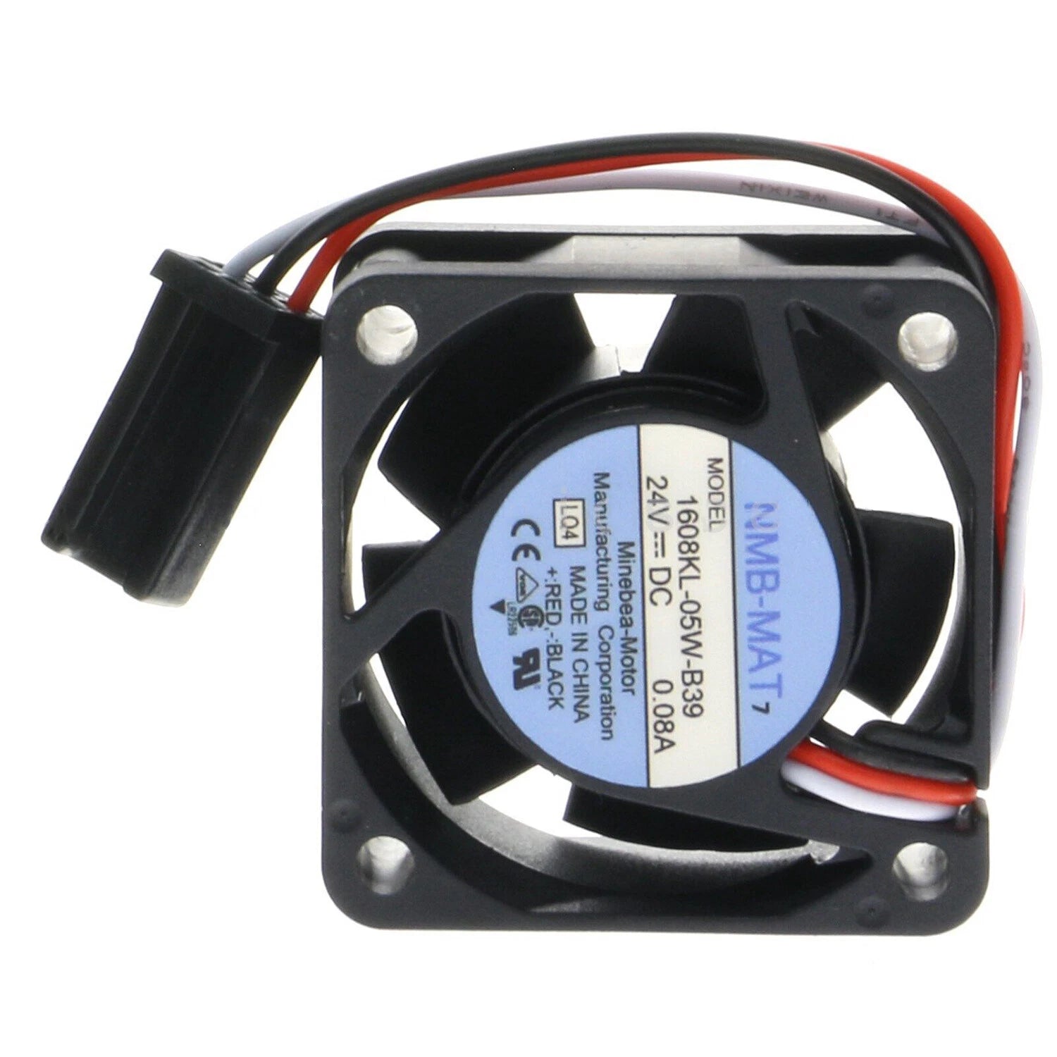 Cooling Fan 40x40x20mm for FANUC NMB-MAT (24V 0.08A, 3Wire, 3Pin)