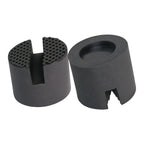 2-Piece Rubber Jack Pad for Vehicle Safety (Universal Fit)