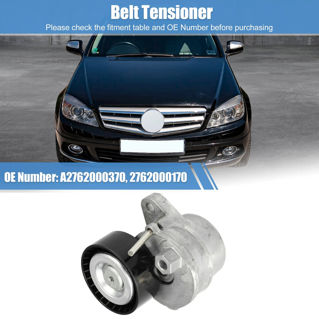 Belt Tensioner Assembly with Pulley for Mercedes-Benz C 300 (2015–2019) A2762000370