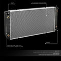 Aluminum Radiator Replacement for GMC Savana/Express G3500 (1996–2002) DPI2043