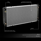 Aluminum Radiator Replacement for GMC Savana/Express G3500 (1996–2002) DPI2043