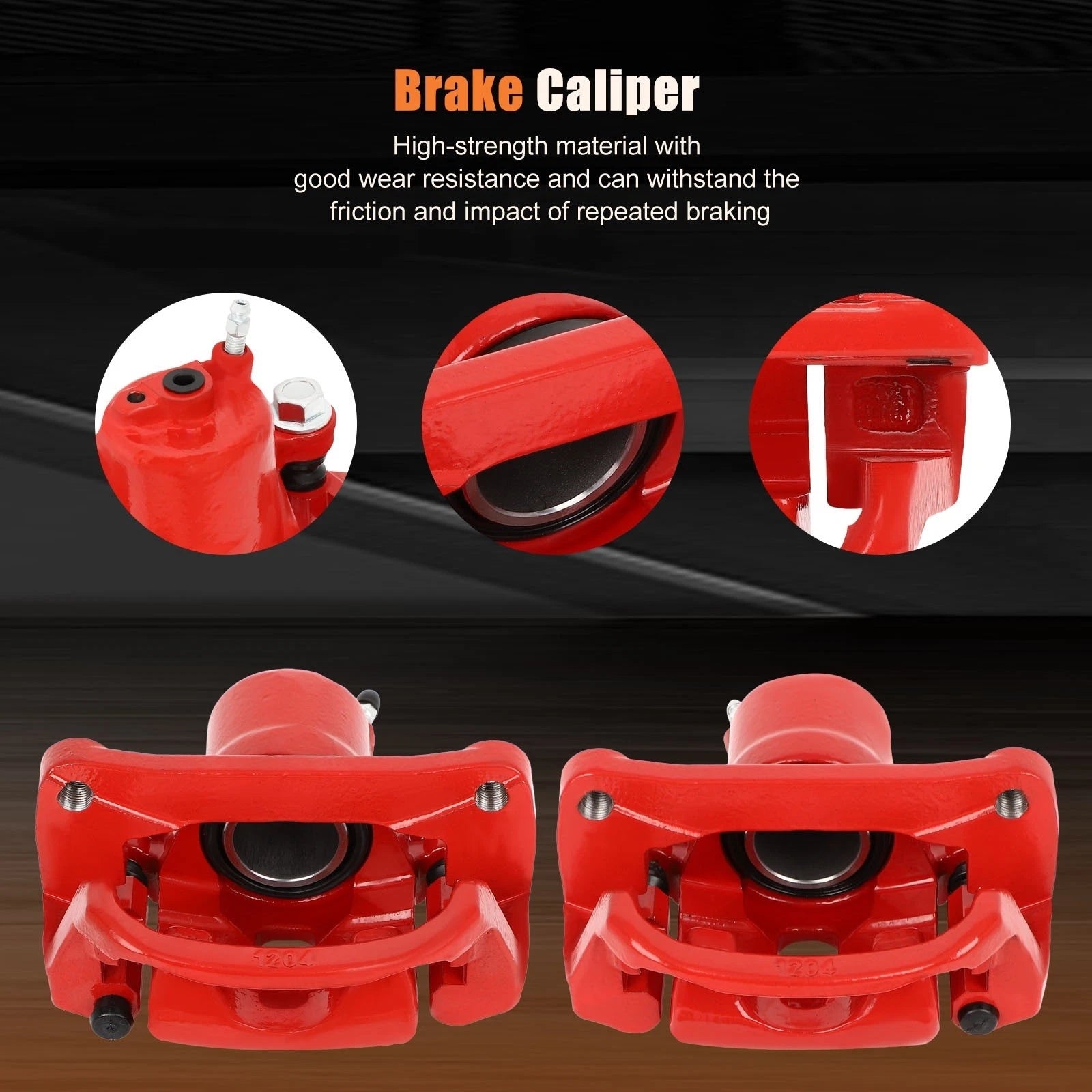 Rear Brake Calipers with Bracket for Toyota Sequoia Tundra (2008-2016)