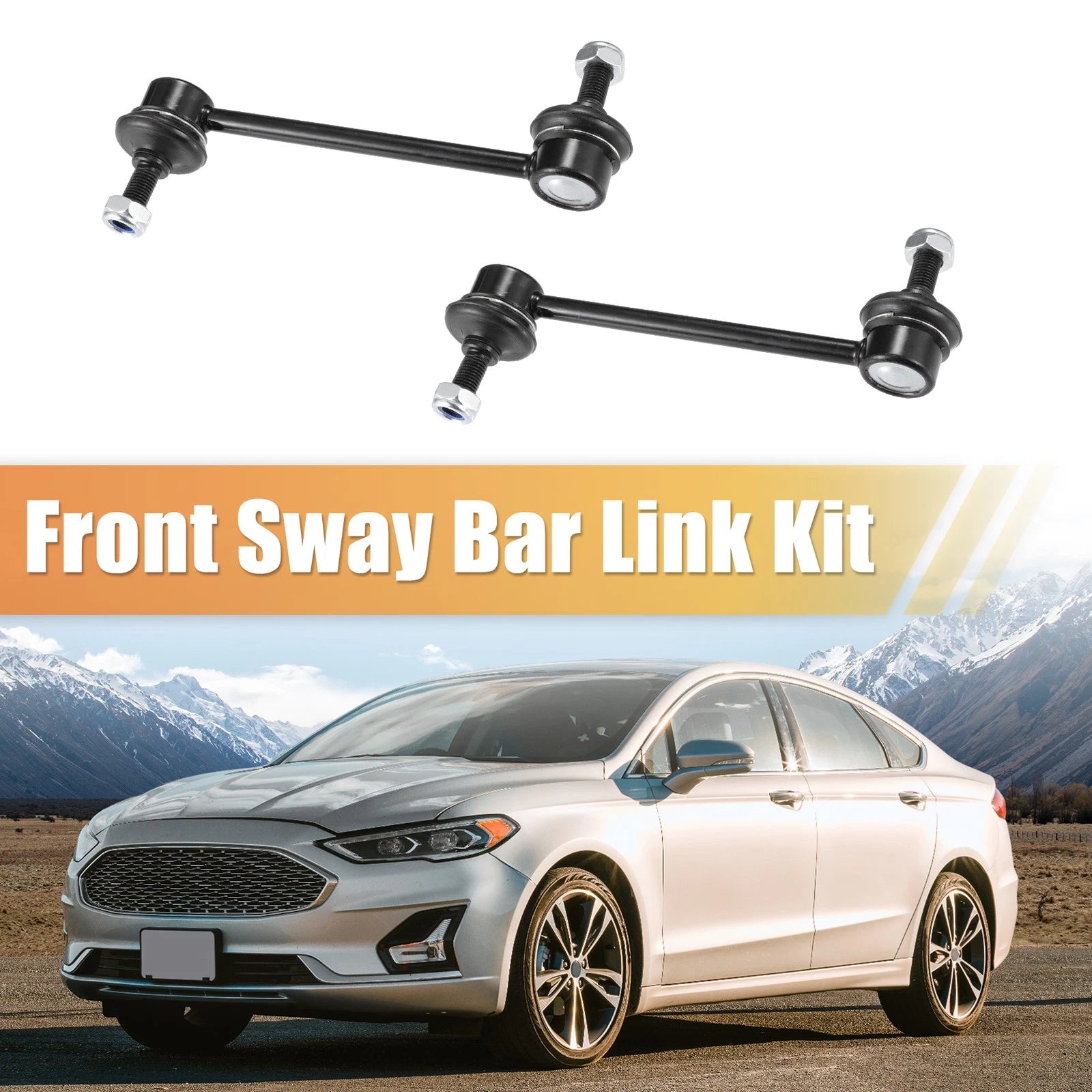 2pcs Front Stabilizer Sway Bar End Links for Ford Fusion (2011–2012) No.K750415