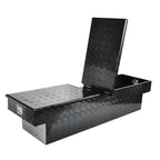 69" Aluminum Double Lid Gull Wing Tool Box for Truck Pickup