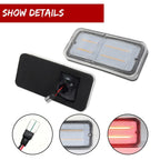 2X Clear LED Rear Side Marker Lights for Chevy GMC C/K Trucks Suburban