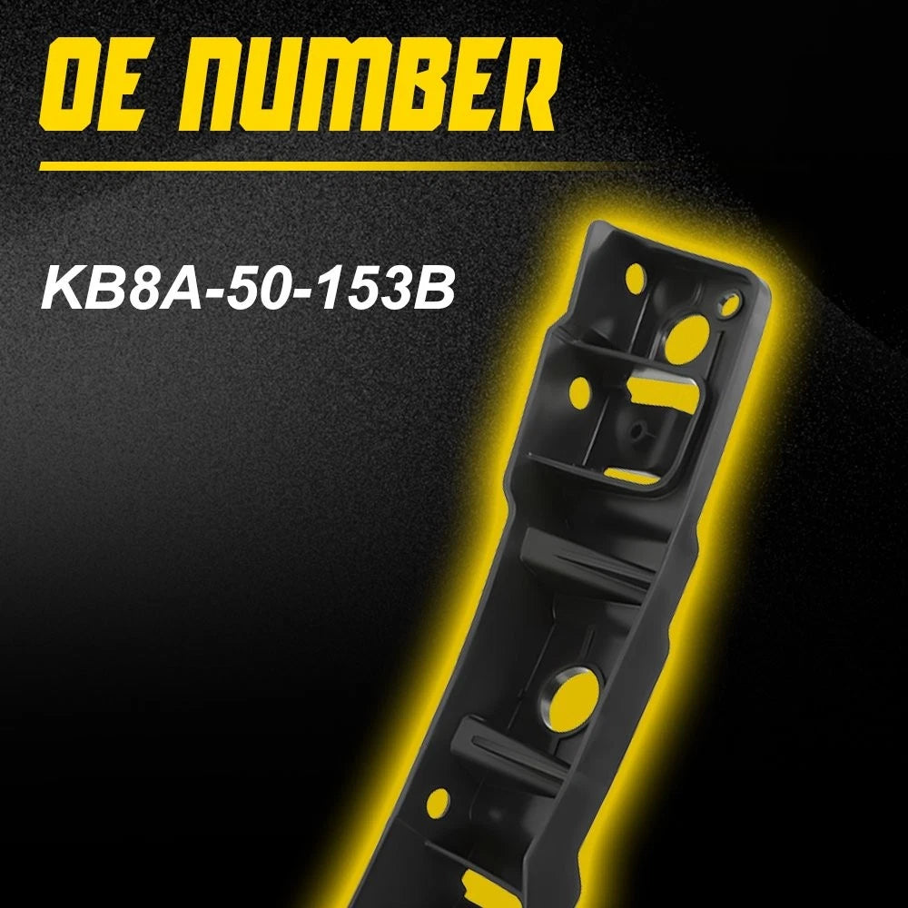 Bumper Bracket for Mazda CX-5 (2017–2021) KB8A-50-153B Front Right Black