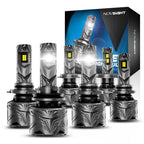 Set of 2 H11 9005 9006 9012 H13 LED Headlight Bulbs for