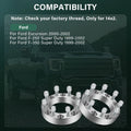 4X 1.5" Wheel Spacers 8x170 for Ford F-250 F-350 Super Duty (1999–2002)