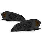 Factory Style Headlights Smoked/Amber for Chevy Impala Limited Monte Carlo (2006–2016)