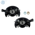 Set of 2 Front Wheel Hub & Bearing Knuckle Assembly for Honda Civic (2003–2005)