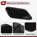 Front Right Washer Nozzle Cover Cap for Subaru XV Crosstrek (2018–2020) Black