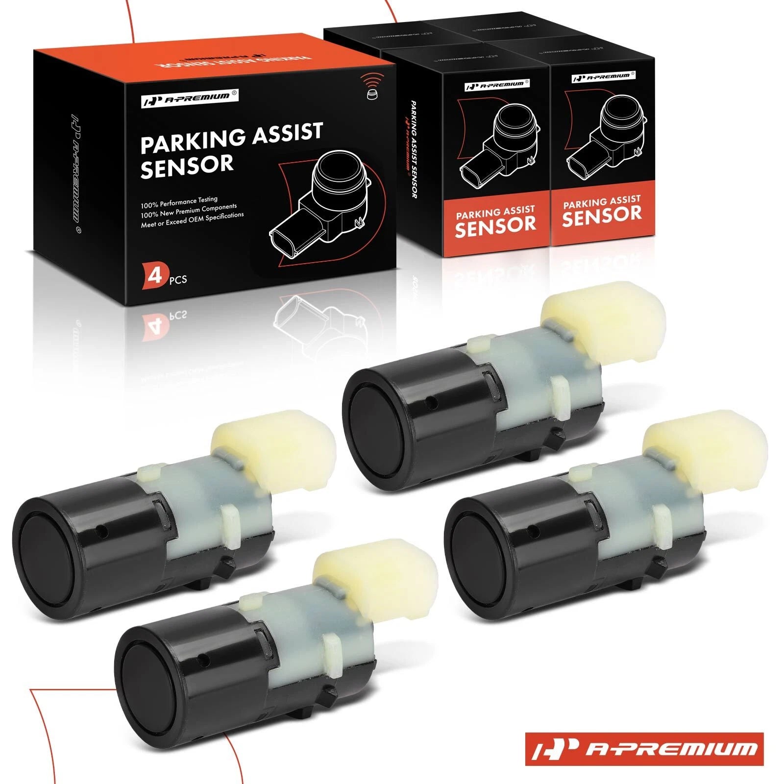 Set of 4 Backup Parking Assist Sensors for BMW E46 325i 325xi 330xi (1998–2006)