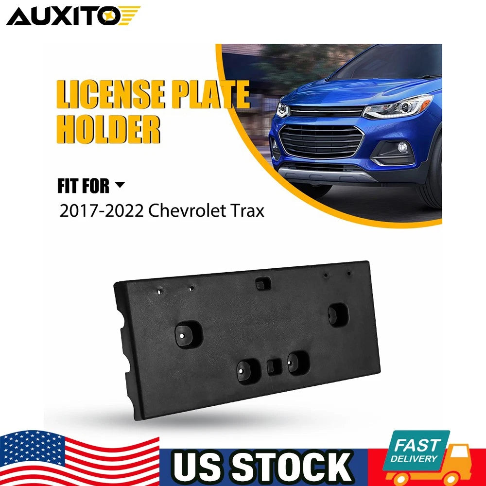 License Plate Bracket for Chevrolet Trax (2017–2022) 94533706 H, Textured Black