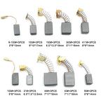 Carbon Brushes Set for Electric Motors (10 Sizes)