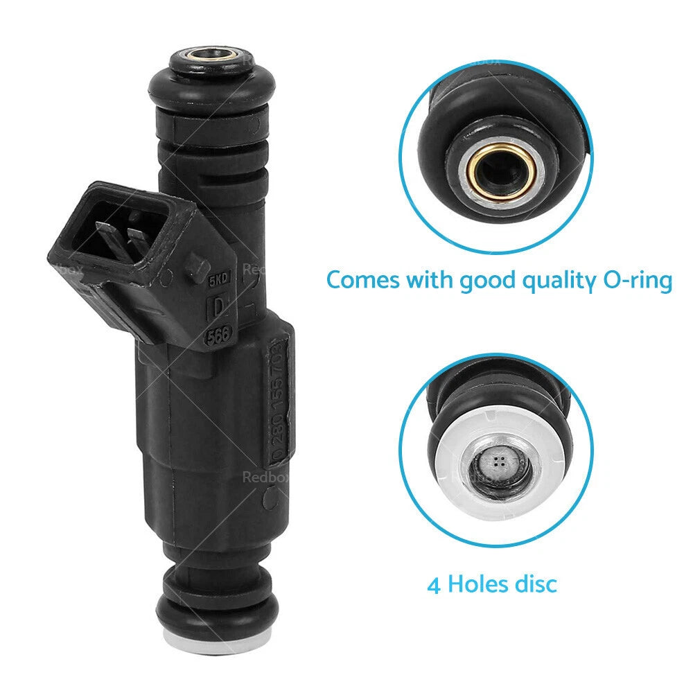 6x Fuel Injector Set for Ford Falcon 4.0L (1998–2010) & Jeep Cherokee 3.7L (2005–2010)