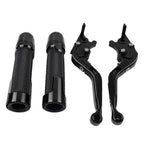Black Extendable Brake Clutch Levers Grip Set for Ducati Monster (2009-2015)