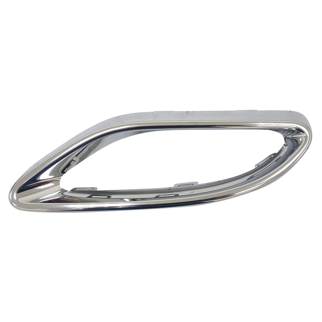 Replacement Chrome ABS Plastic Rear Driver Bumper Cover Exhaust Pipe Hole Trim