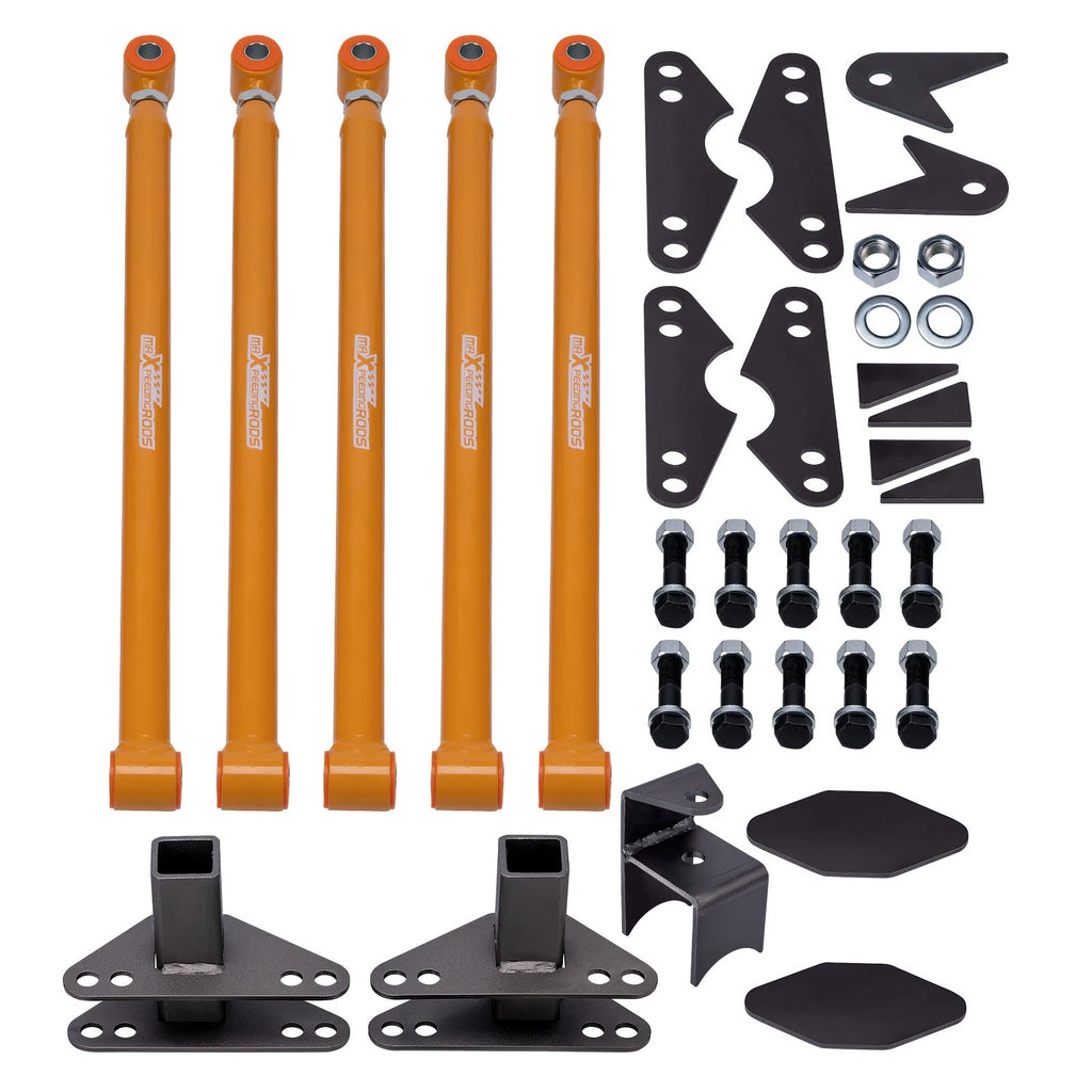 Set of 4 Link Weld On Parallel Rear Suspension for Rod Rat Truck