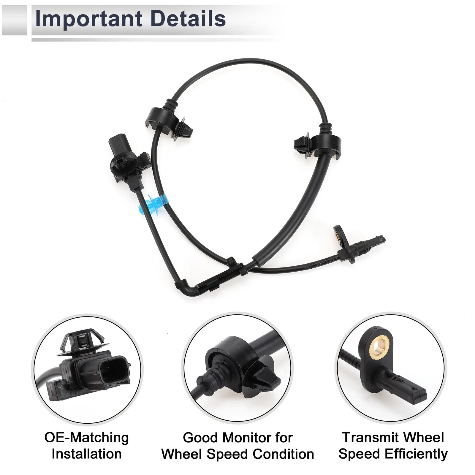 ABS Wheel Speed Sensor No. 57455TV0E02 for Honda Civic (2006–2011)