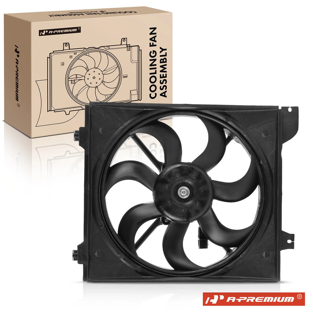 Cooling Fan Assembly with Shroud for Kia Rio (2006–2007)