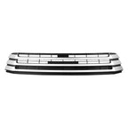 Replacement Silver Polypropylene Front Lower Grille for 2017- Toyota Highlander
