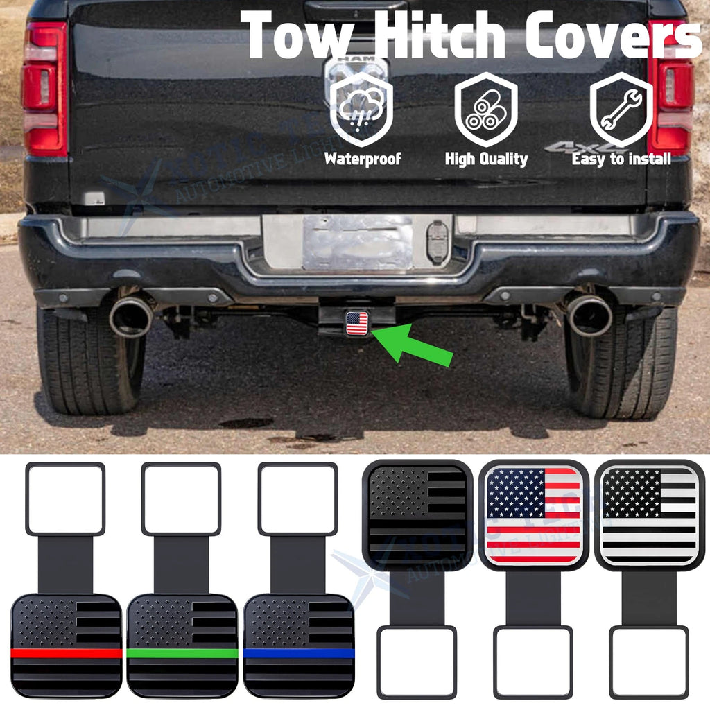Receiver Trailer Tow Hitch Covers Hook Plug Cap for Dodge Ram (2009–2025)