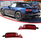 2X Red Rear Fender Side Marker Light Housing Covers for Mazda MX-5 Miata