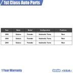 Drive Shaft Assembly for Subaru Forester (2003–2005)