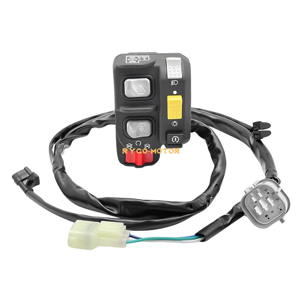 Left Handle Electric Shift Switch Headlight for Honda Rancher 420 (2007–2014)