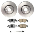 Front Brake Kit with Euro Pads & 320mm PVT Disc Rotors for Audi A4 A5 (2009–2016)