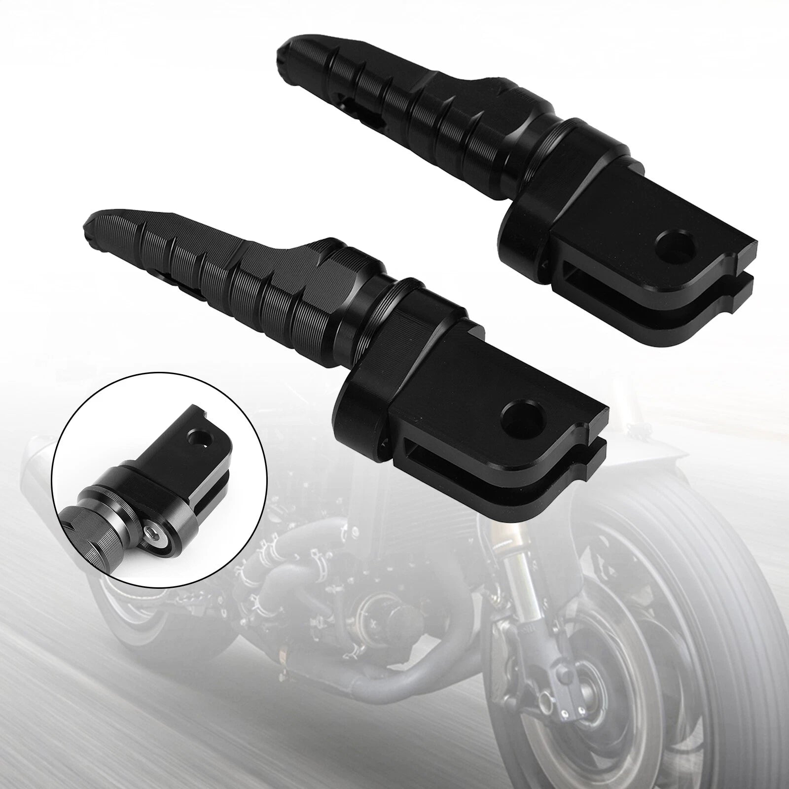 Front Footrests Foot Pegs for Benelli Leoncino 500 (2018–2022) 502C 752S